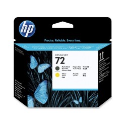 HP 72 C9384A Mat Siyah ve Sarı Baskı Kafası (MK-Y)