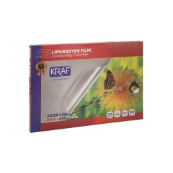Kraf A3 Laminasyon Filmi Parlak 125 Mic 100'lü