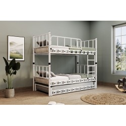 Zambak 90*190 Ranza Yavrulu Beyaz